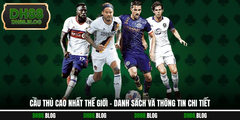 Cầu Thủ Cao Nhất Thế Giới - Danh Sách Và Thông Tin Chi Tiết